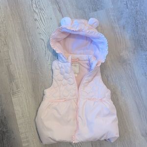 Girls 4t hooded winter vest
